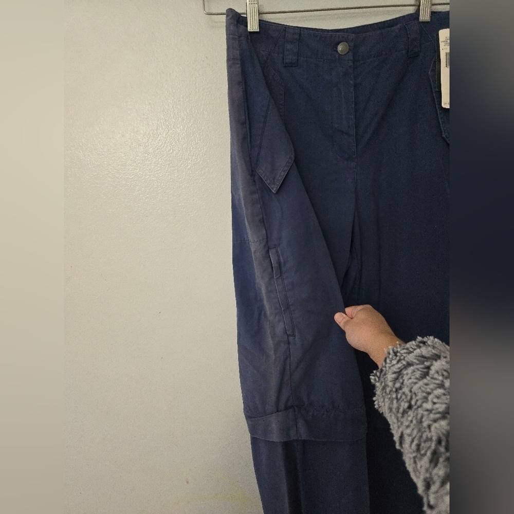 Lauren Ralph Lauren Women's Convertible Zip Off Cargo Pants Rip Stop  8 *read - Picture 6 of 13